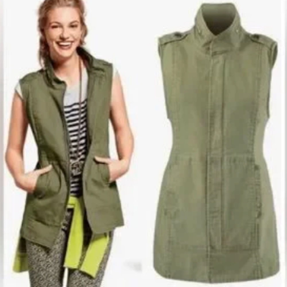 CABI #5101 Army Green Explorer Vest Medium
